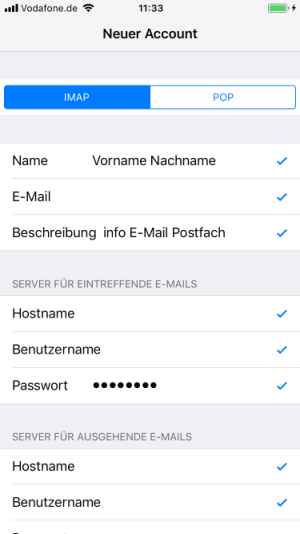 iPhone iOS 11 - Einstellungen erfolgreich geprüft