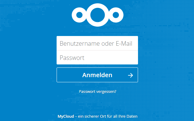 Nextcloud 15 Login