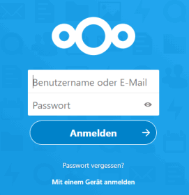 Nextcloud 20 Login