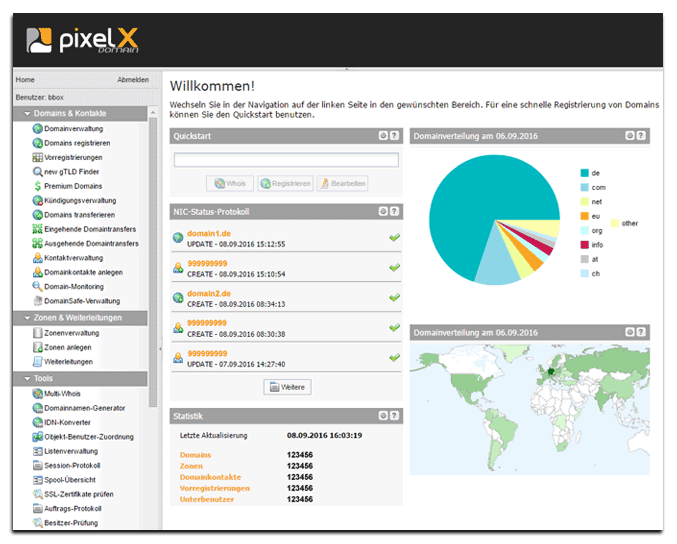 Reseller Cloud Hosting - Domain Management mit AutoDNS